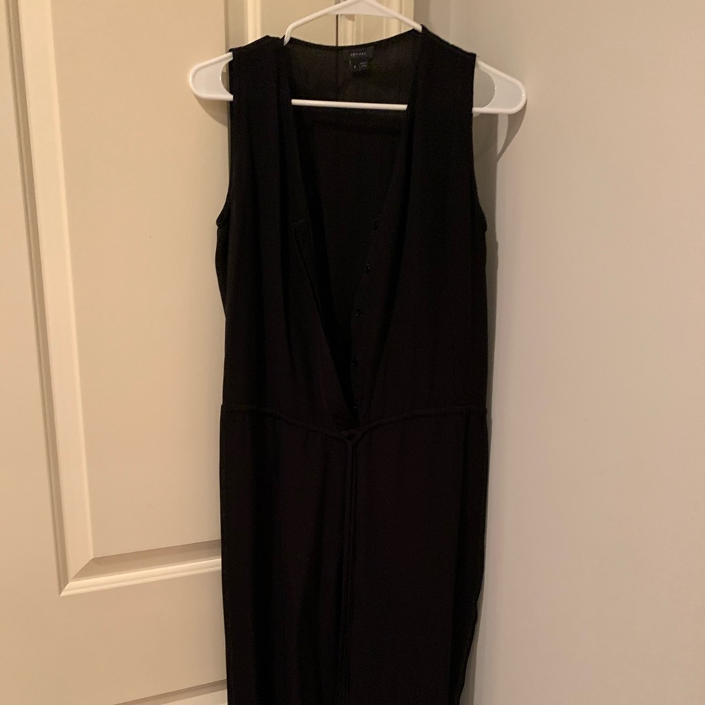 Theory black jumpsuit